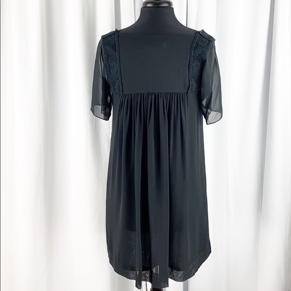 SOLD See By Chloe 100% Silk Babydoll Lace Detail - Picture 5 of 8